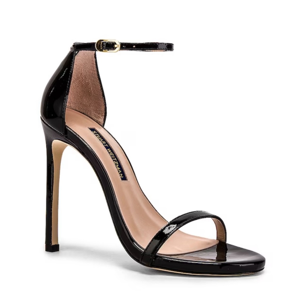 Stuart Weitzman | Nudistsong Heels in Black Patent Leather (US 10)